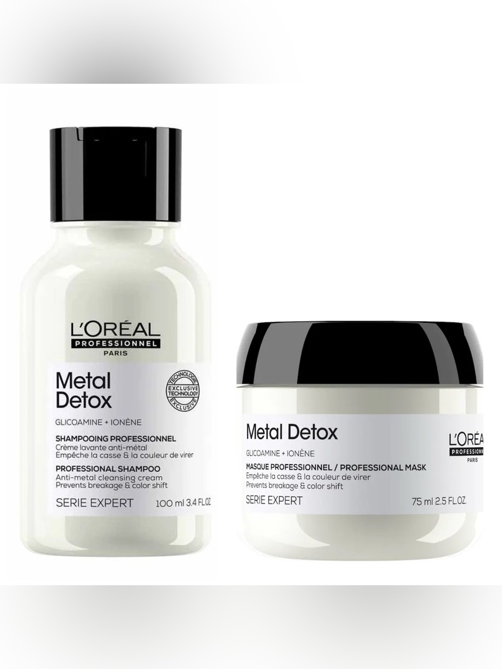 L'Oreal Metal Detox Shampoo & Mask Set Travel Duo